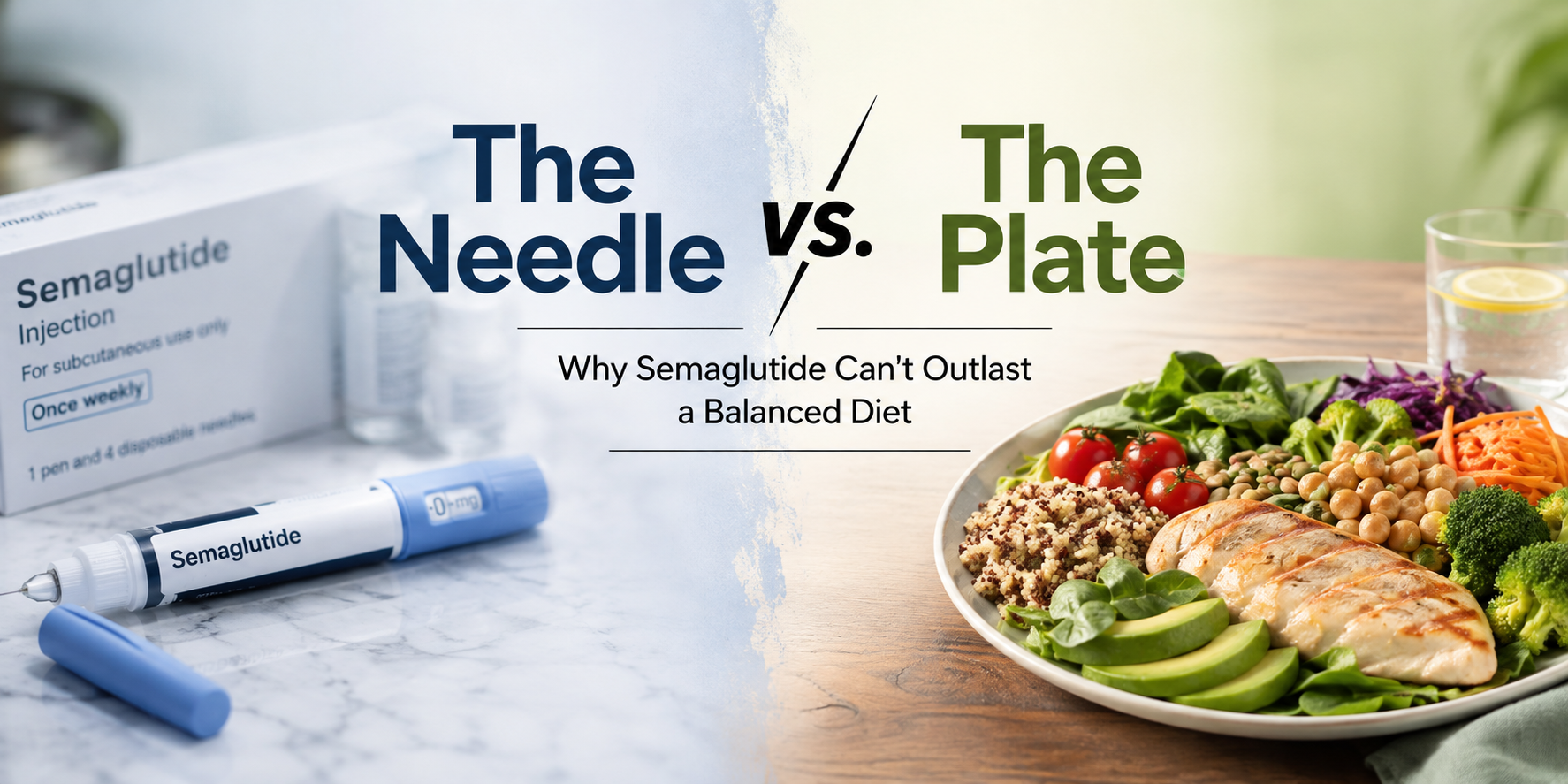 The Needle vs The Plate: Why Semaglutide Can't Outlast a Balanced Diet