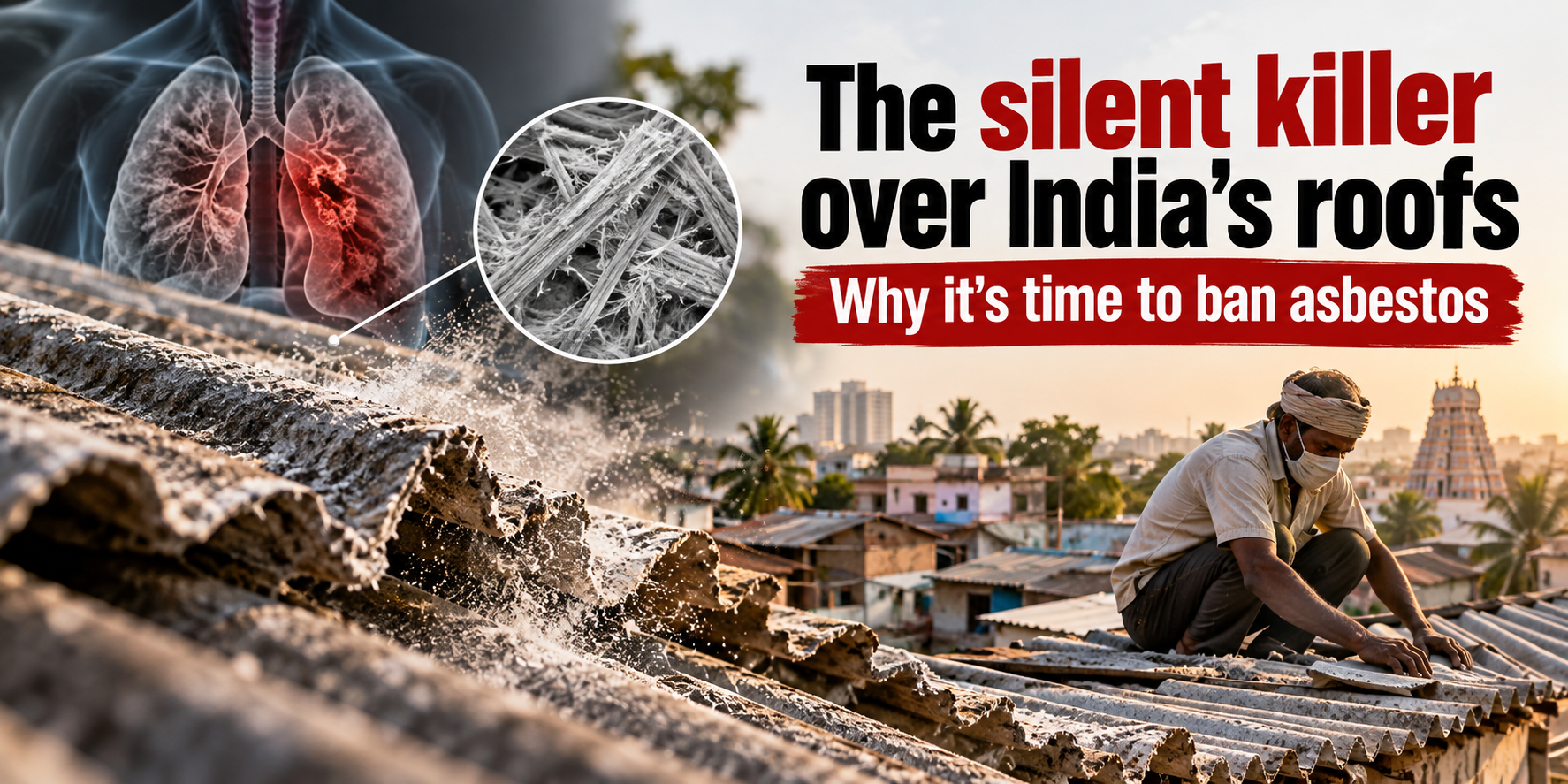 The silent killer over India’s roofs: Why it's time to ban asbestos