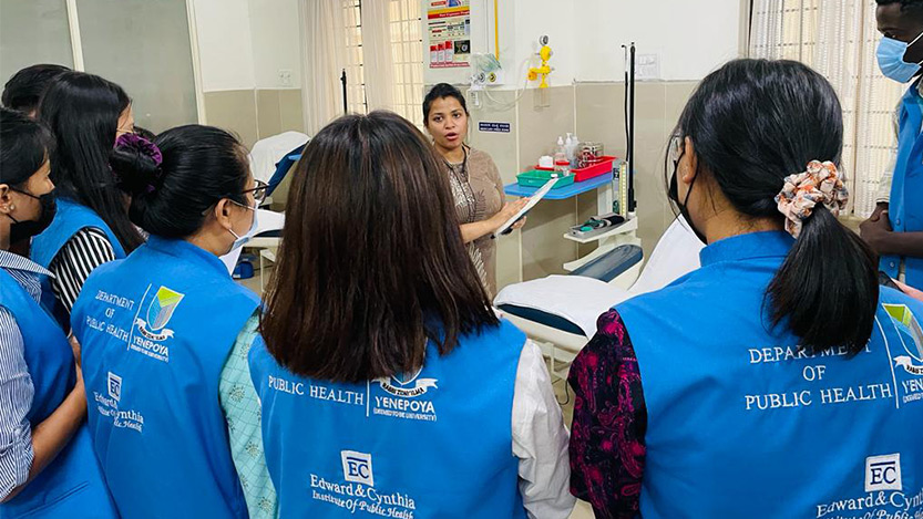 MPH Students visit District Hospital to understand the professional practices in the field of Public Health